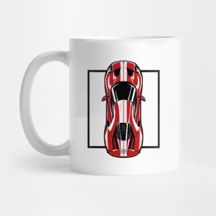 Red GT40 Supercar Mug